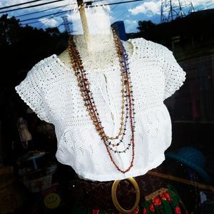 ⚡SOLD⚡Edwardian White Cotton Top S/M